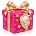 Enchanta pink and gold shipping protection illustration